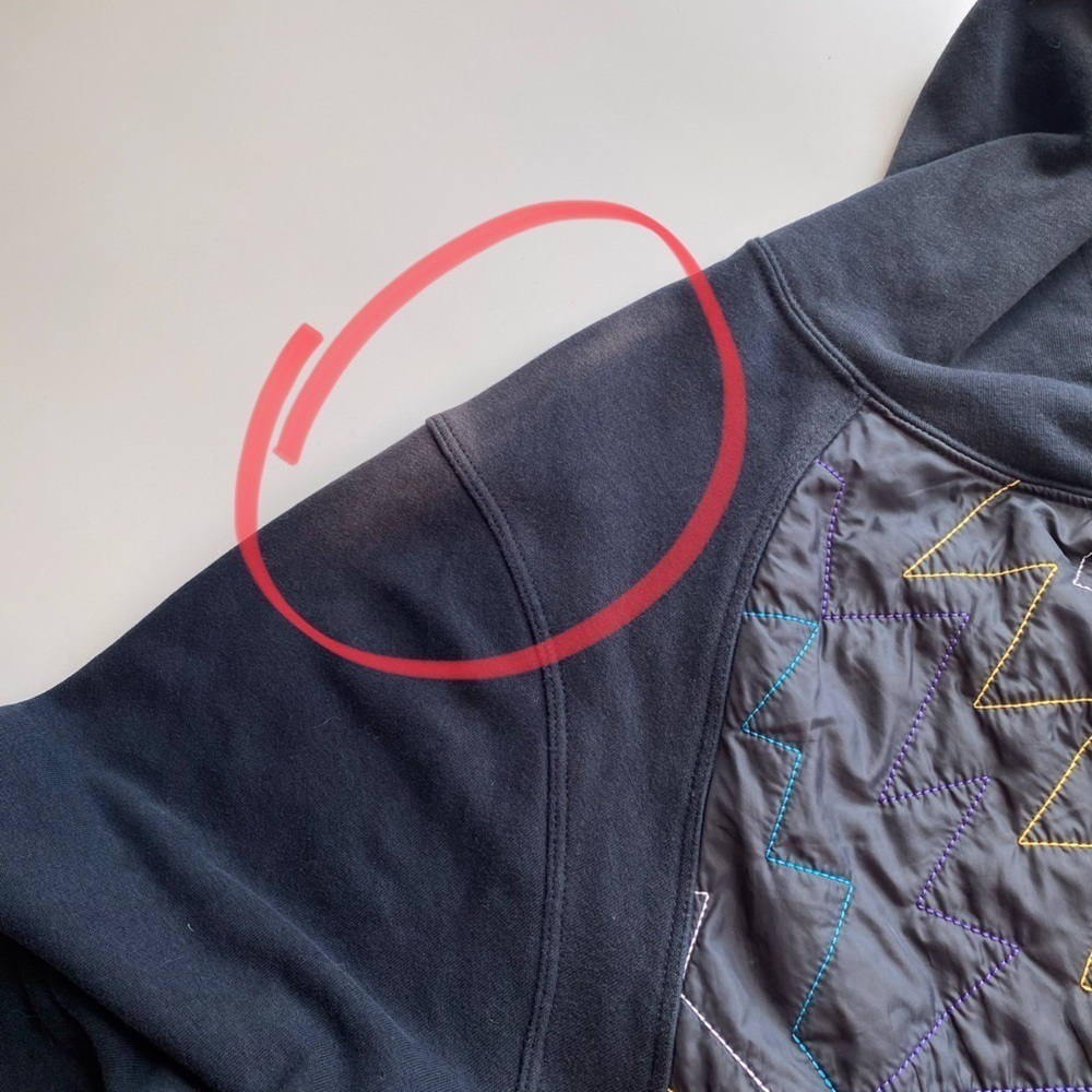 Nike Air Jordan VII Hoodie Mens Medium Navy Embroidered Jumpman Pullover Hoodie - Picture 15 of 16